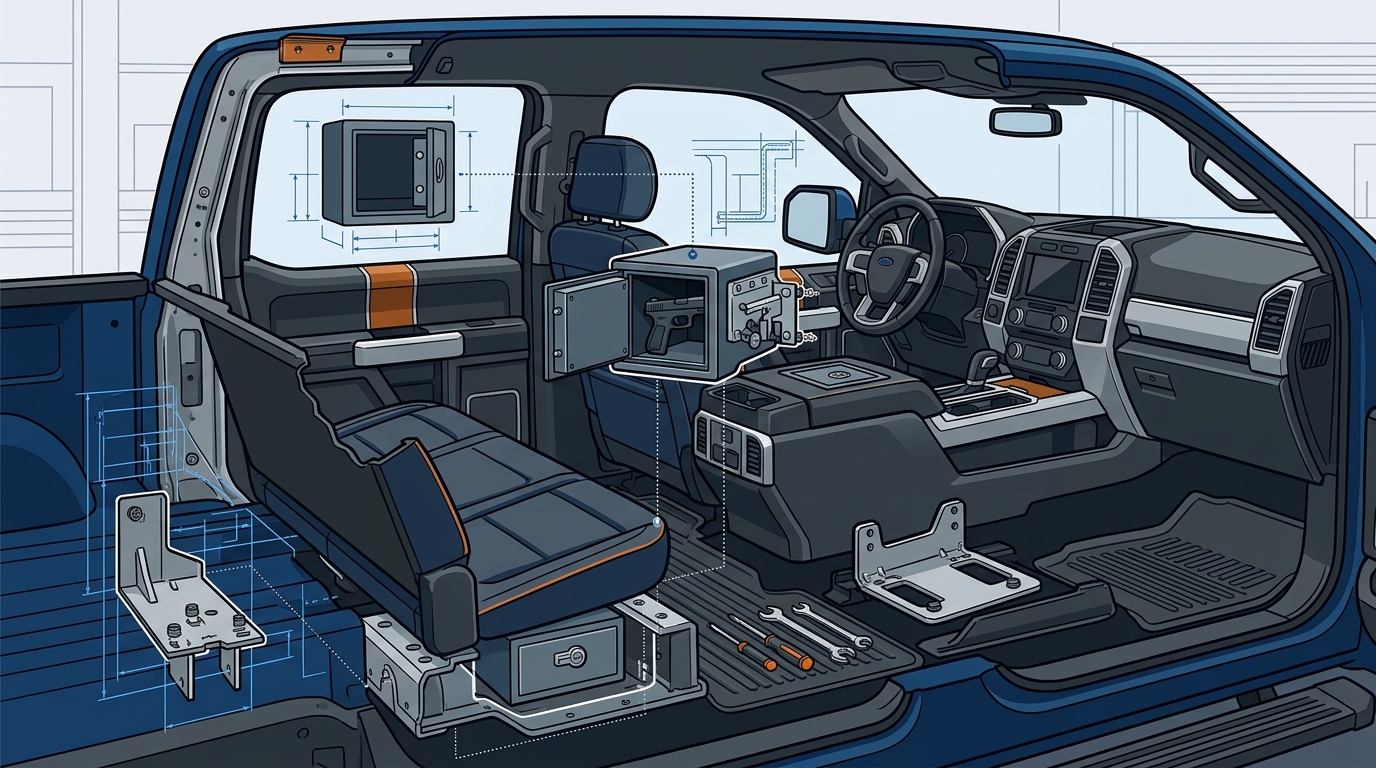 Can I Install a Hidden Gun Safe in My Truck?