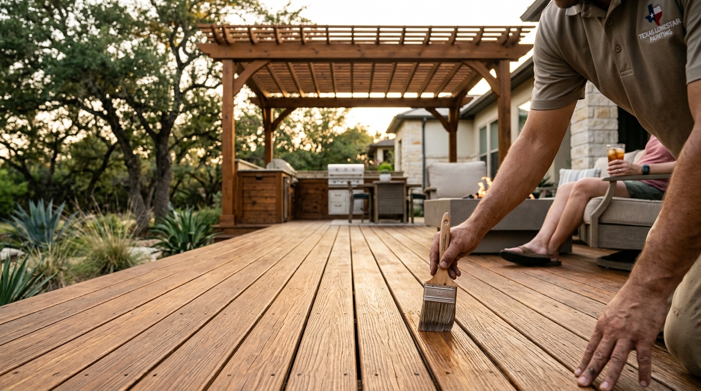 Who Does Deck, Fence or Pergola Staining in San Antonio Texas?
