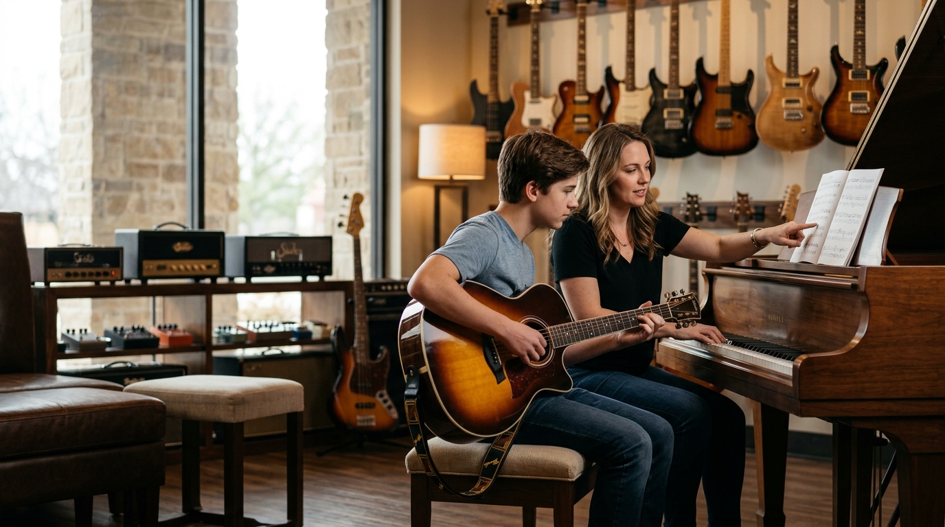 Where to Take Guitar, Bass, or Voice Lessons in McKinney