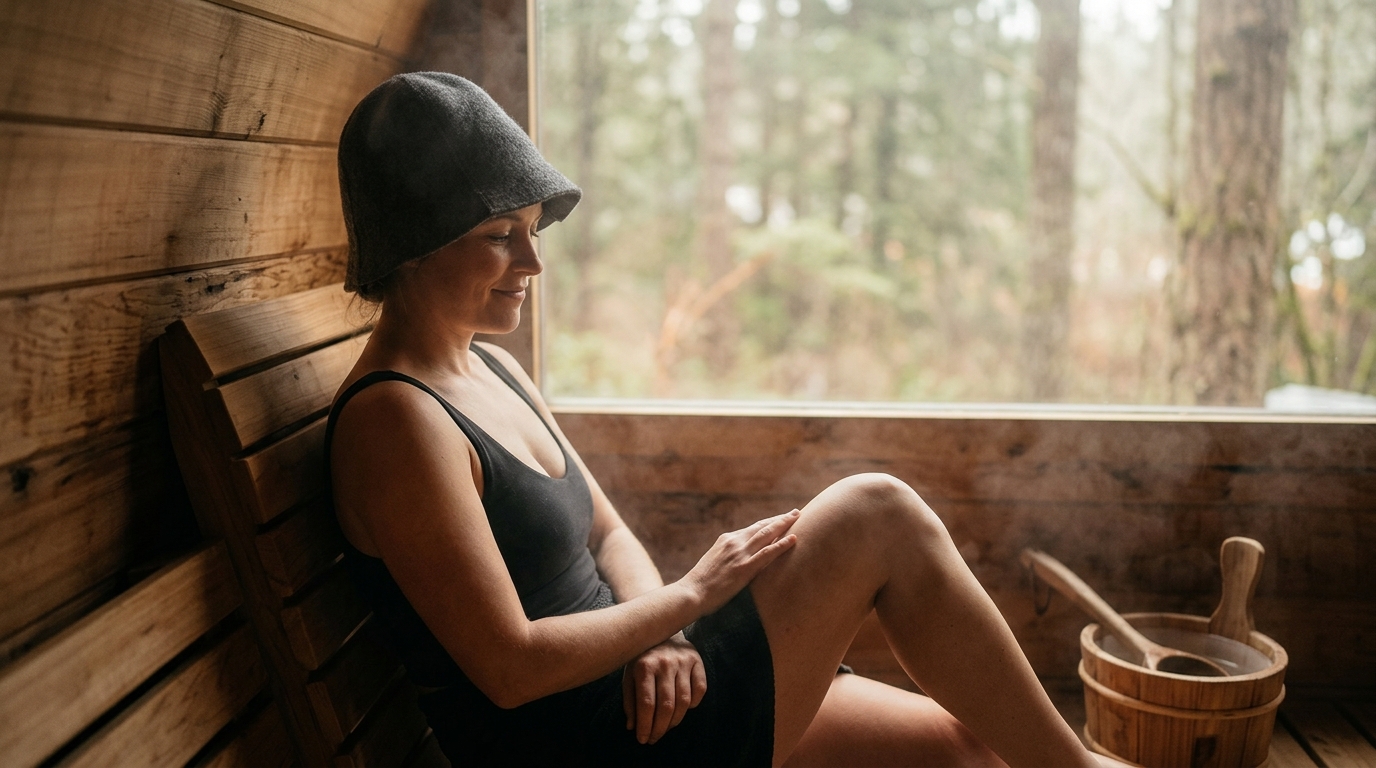 What Sauna Accessories Help Protect Hair From Heat Damage?