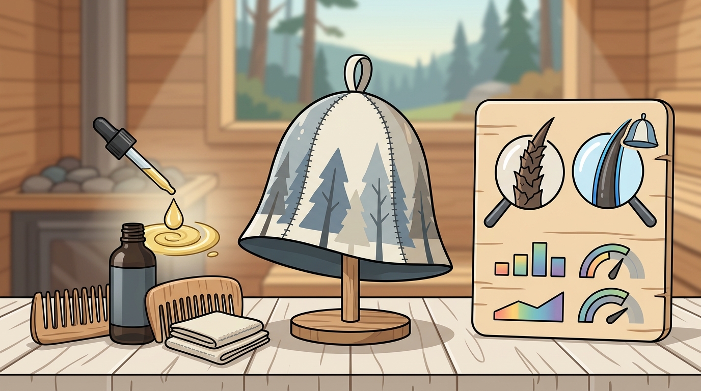 What Sauna Accessories Help Protect Hair From Heat Damage?