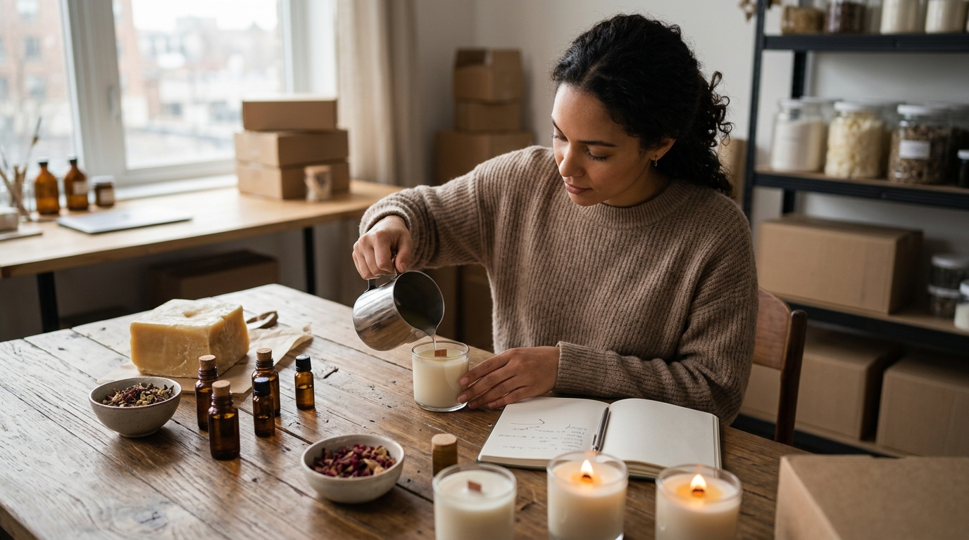 Turning a Candle Hobby Into a Profitable Business