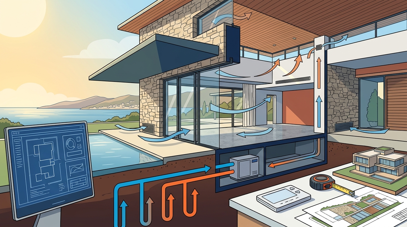 How to Implement Passive Cooling and Geothermal Systems