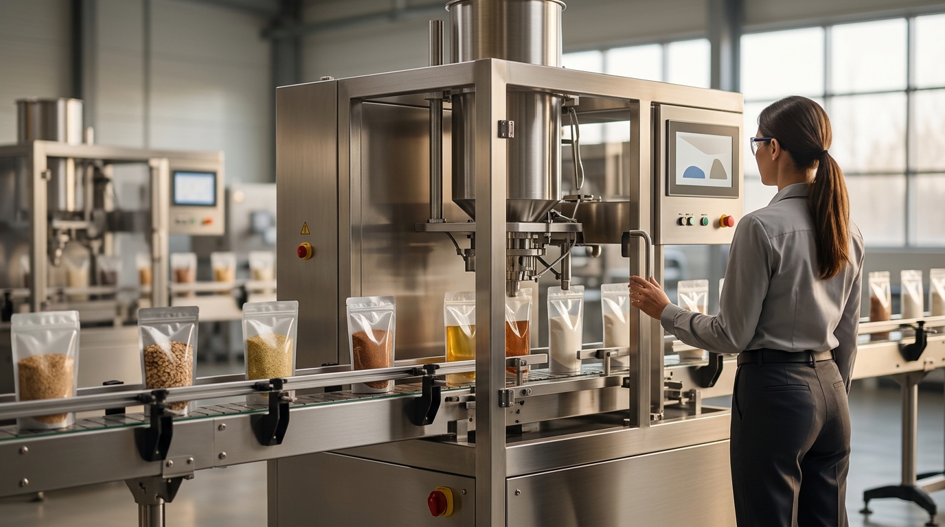 Best Automatic Filling Machine for Premade Standup Pouches