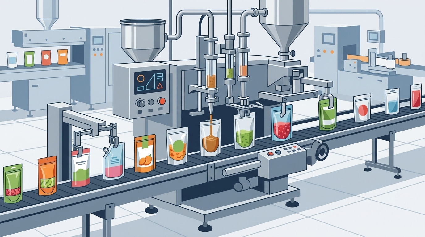 Best Automatic Filling Machine for Premade Standup Pouches