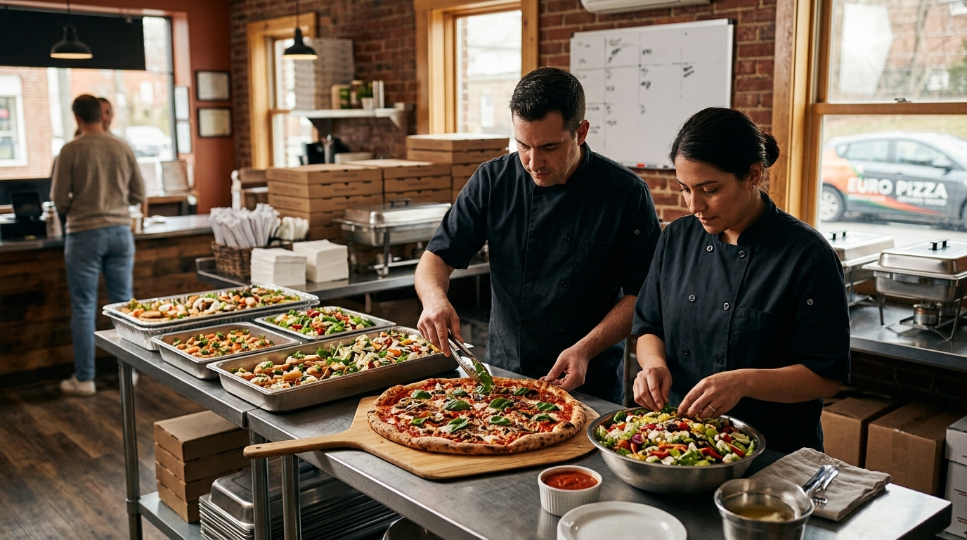 What is the Best Pizza Catering Service in Briarcliff Manor?