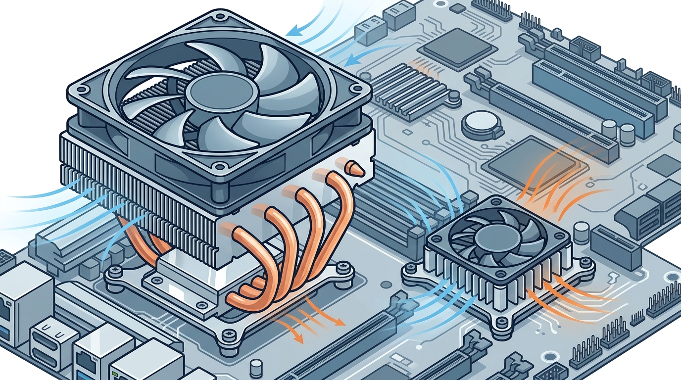 CPU Cooler vs Chipset Cooler: Key Differences Explained