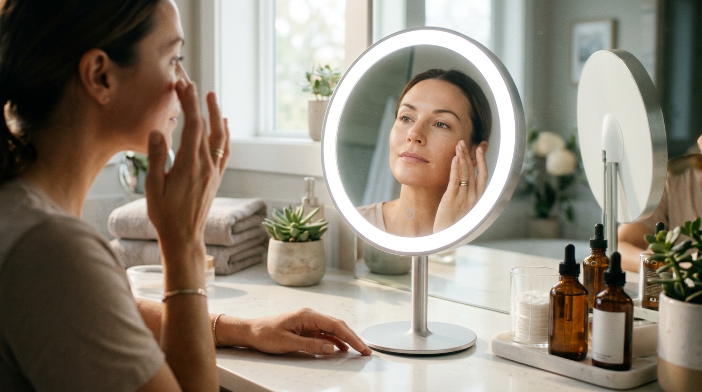 Benefits of LED Lighted Mirrors for Skin Care