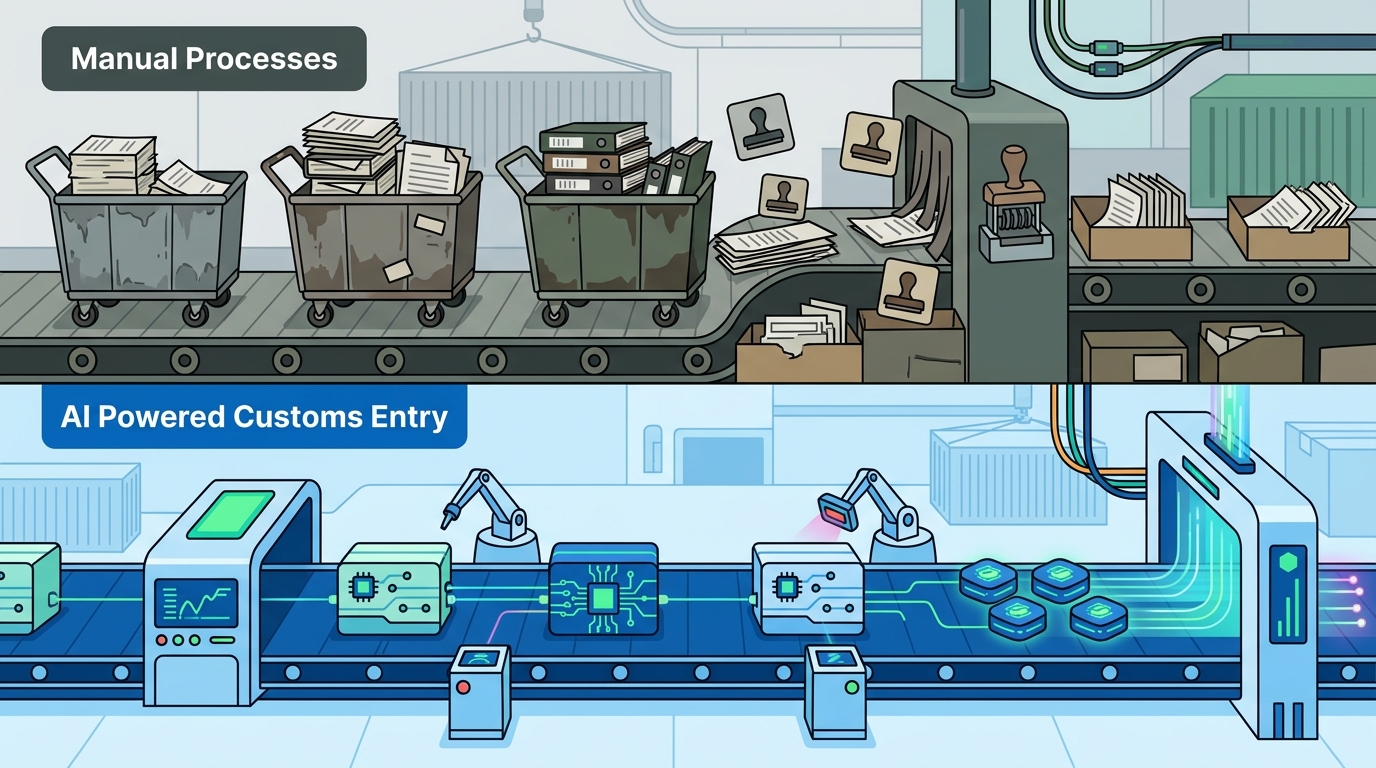 Automated Customs Entry: Replacing Manual Processes with AI