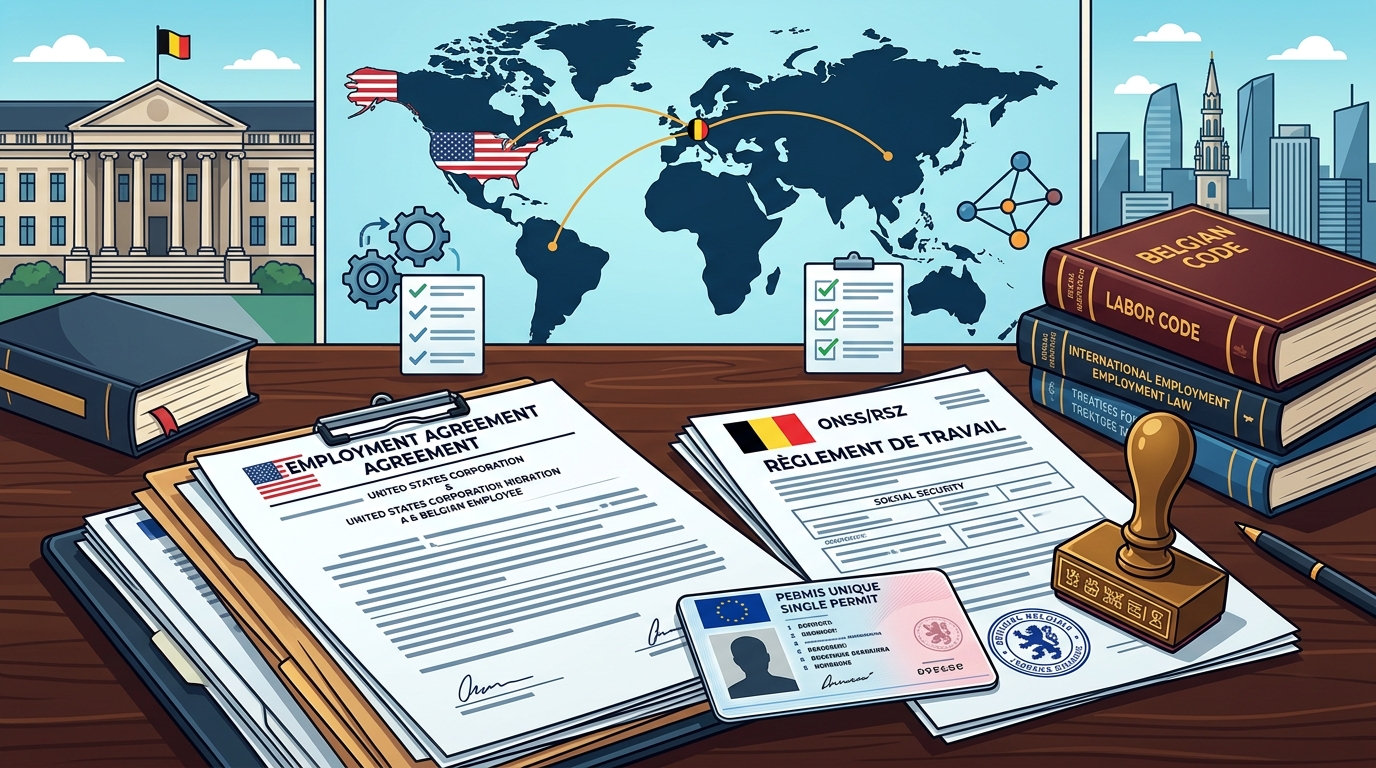 How Can a US Company Hire Someone in Belgium Legally?