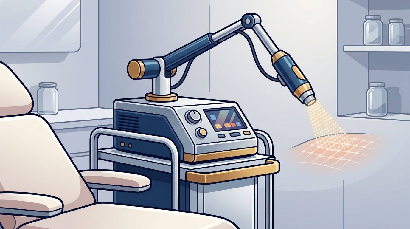 Facial Surgeon Using UltraClear Laser Resurfacing