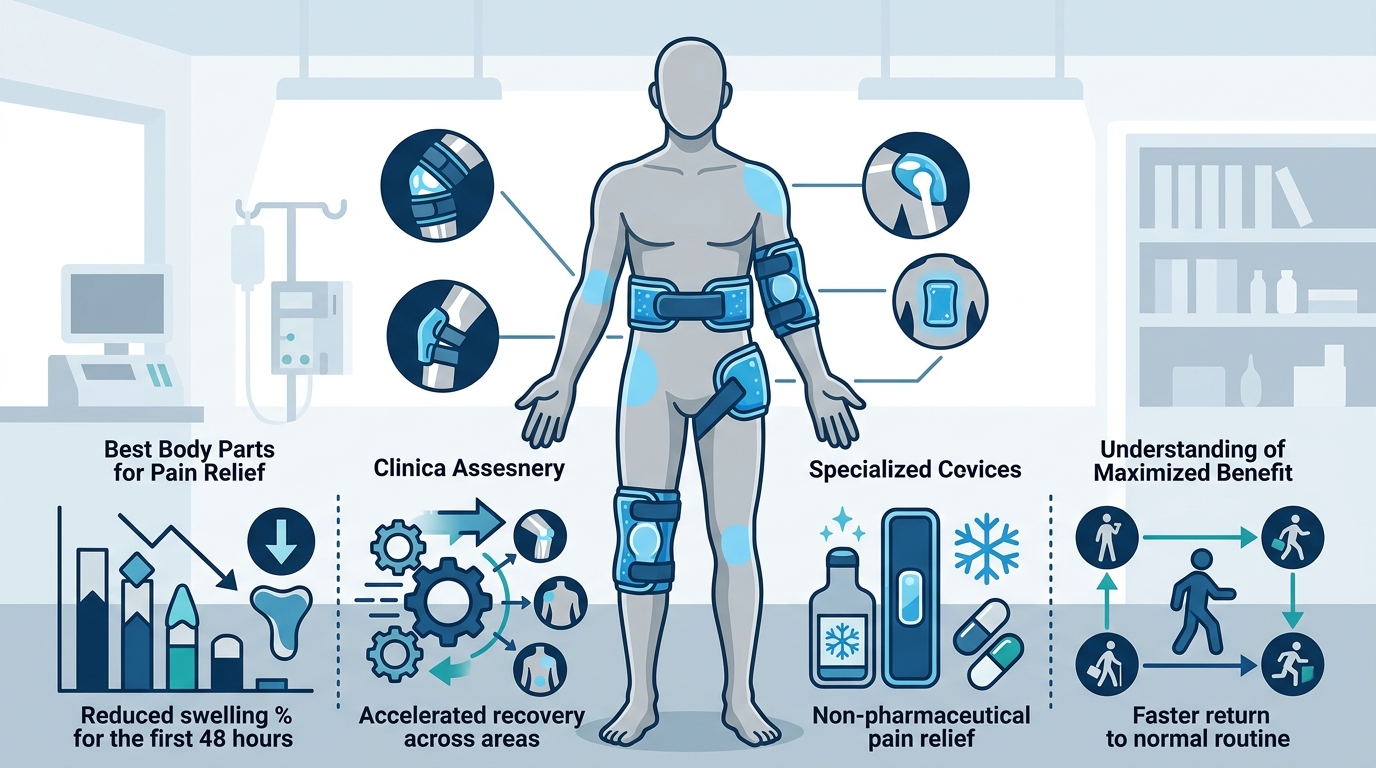 Compression Ice Wraps: Best Body Parts for Pain Relief