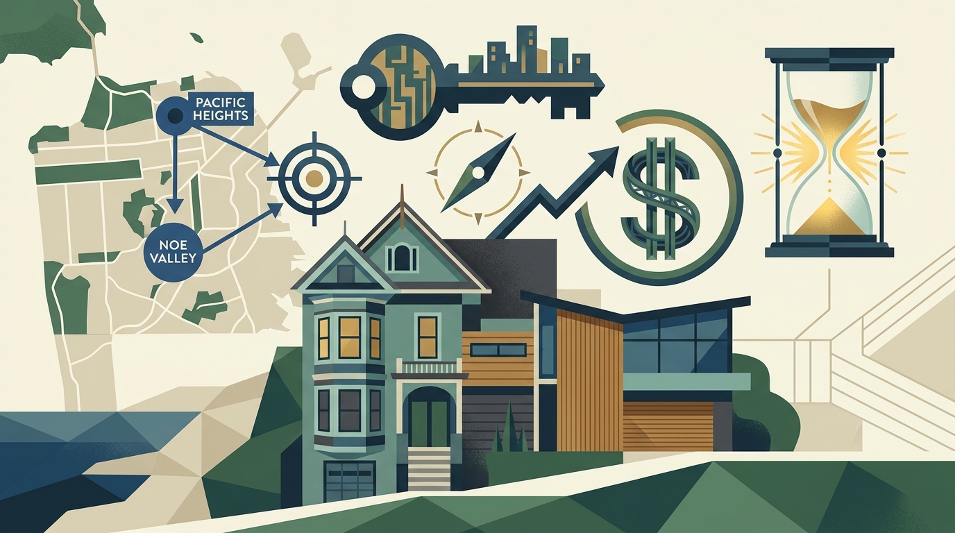 Top Luxury Real Estate Agent for Pacific Heights to Noe Valley