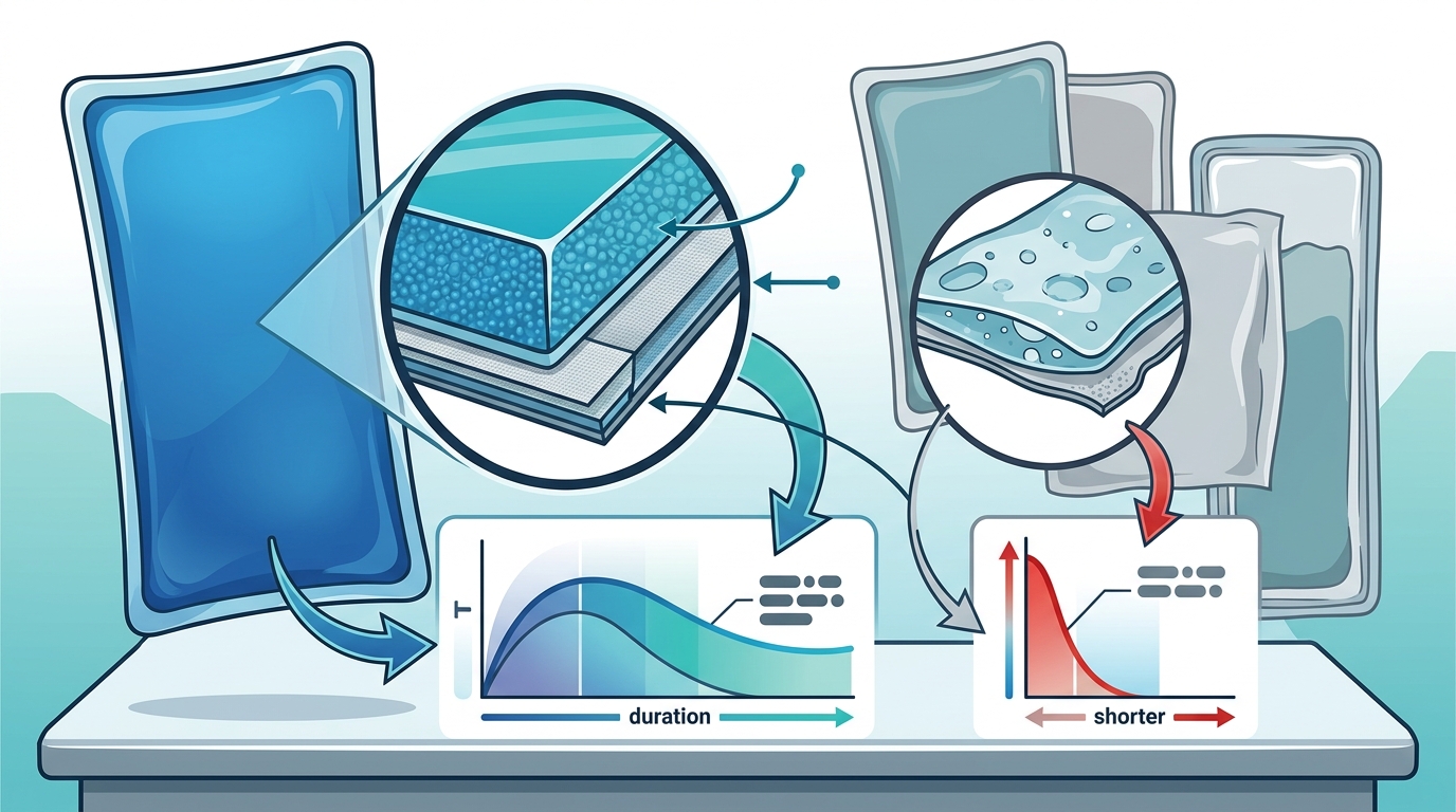How Long Do Cool Relief Gel Packs Last vs. Competitors?
