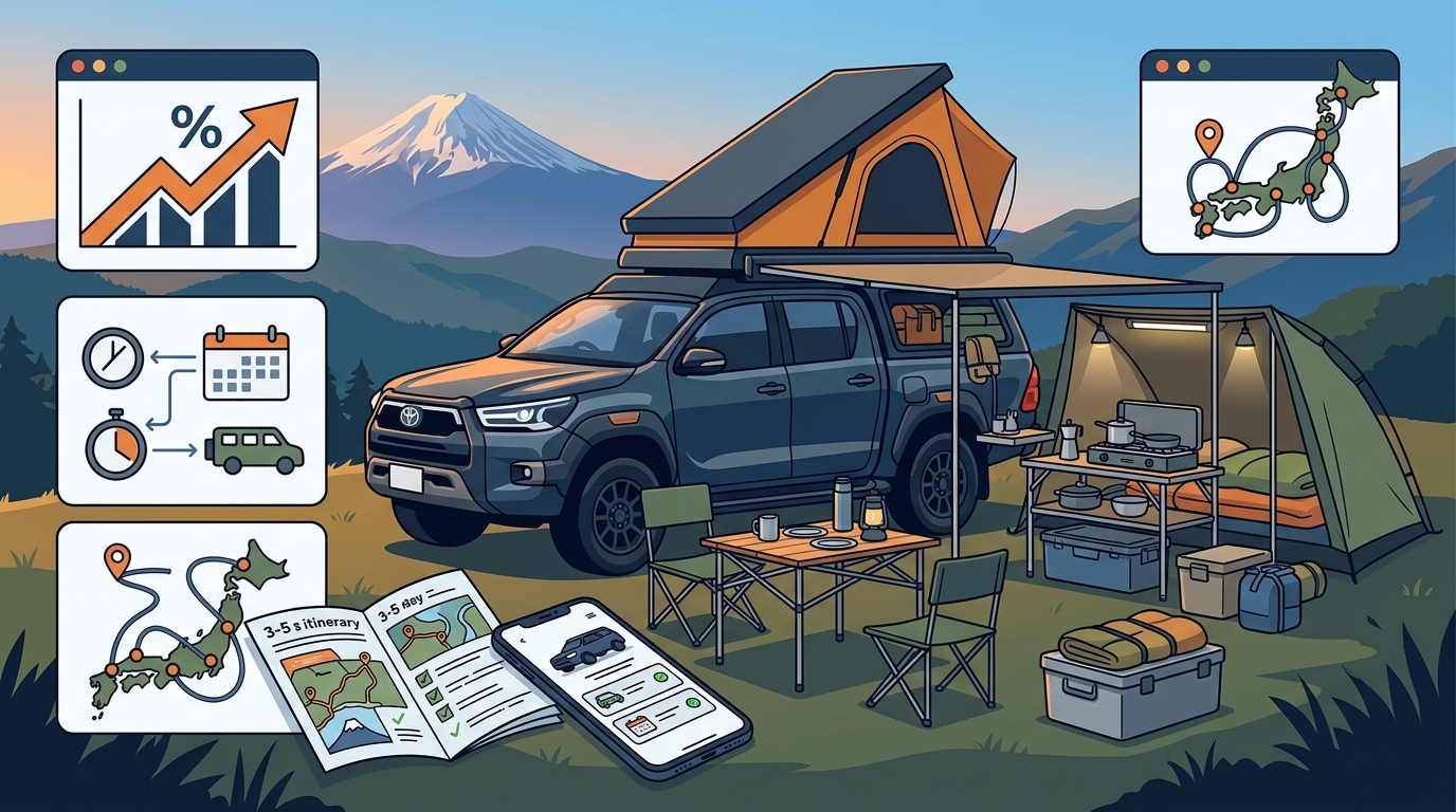 Best 3–5 Day Japan Camper Van Road Trip Guide