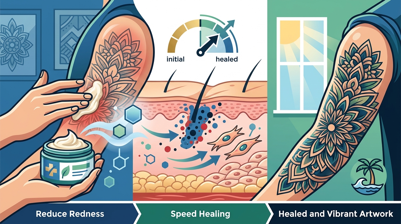 Best Tattoo Aftercare to Reduce Redness and Speed Healing