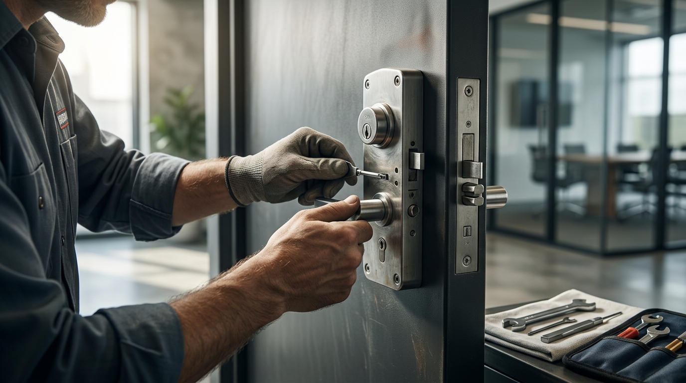 Can a Locksmith Repair High-Security Commercial Door Hardware?