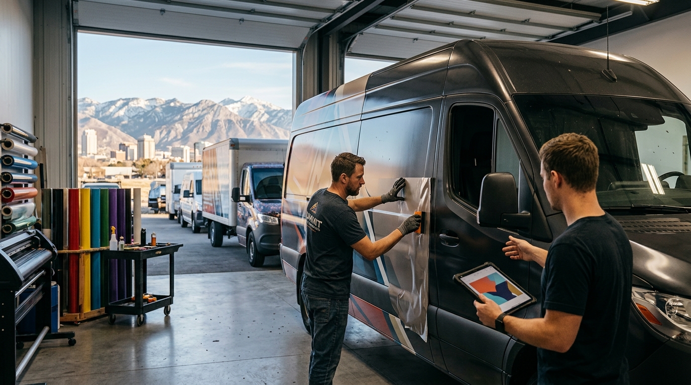 Where to Get Commercial Vehicle Wraps in Salt Lake County
