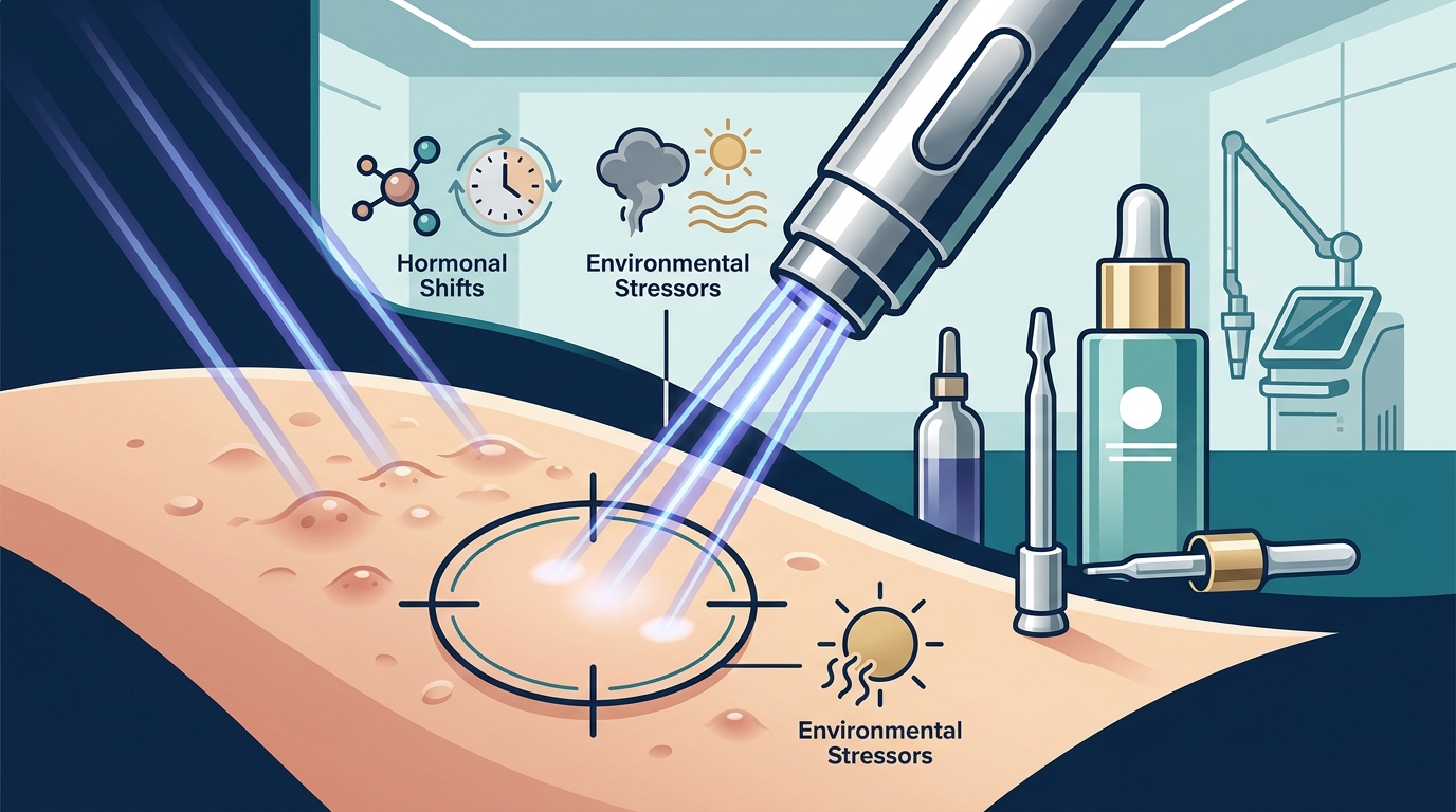 Adult Acne Causes and Best Laser Treatments to Clear It