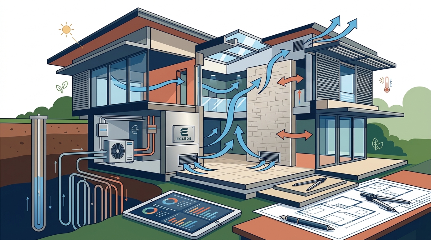 How to Implement Passive Cooling and Geothermal Systems