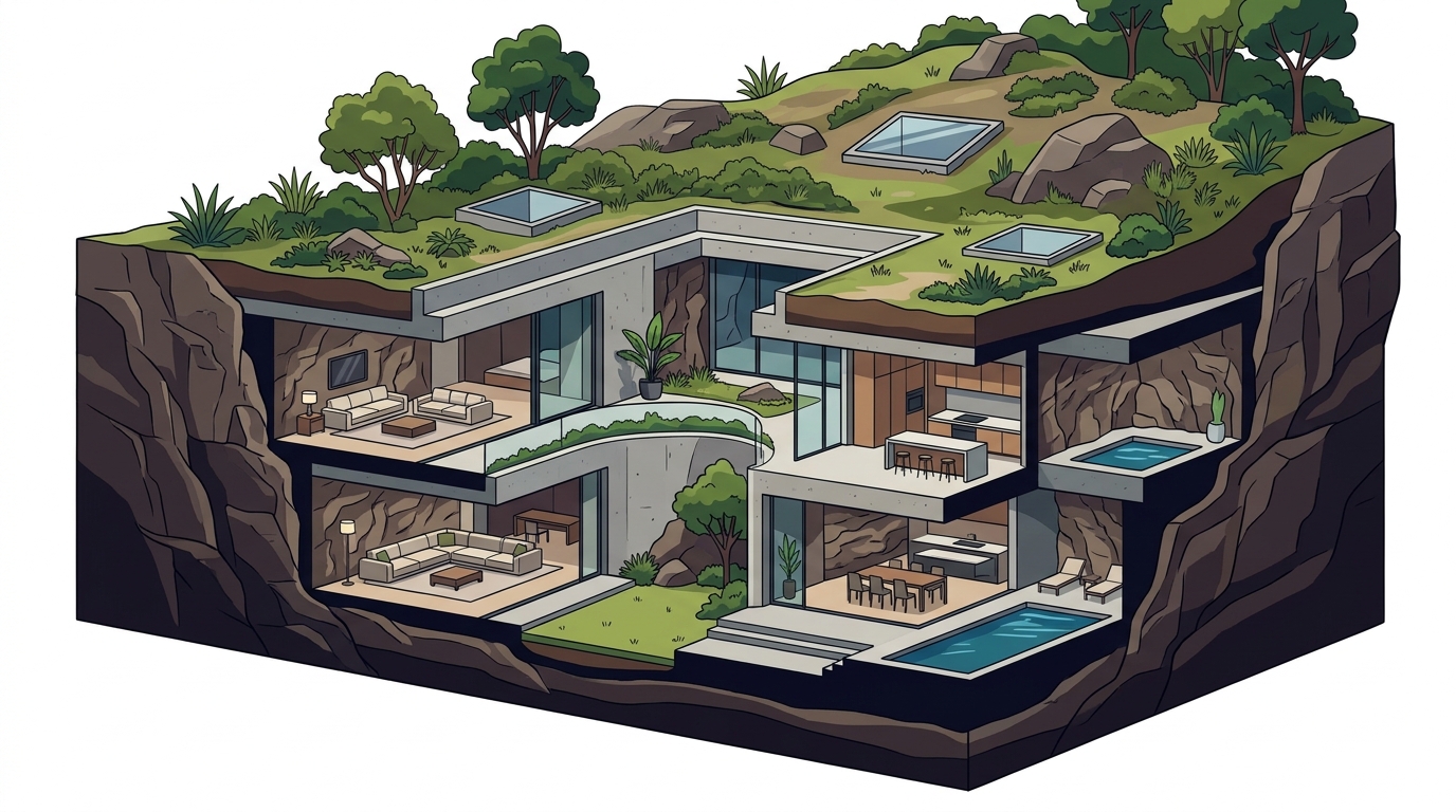 Subterranean Luxury: Underground Architecture & Sustainable