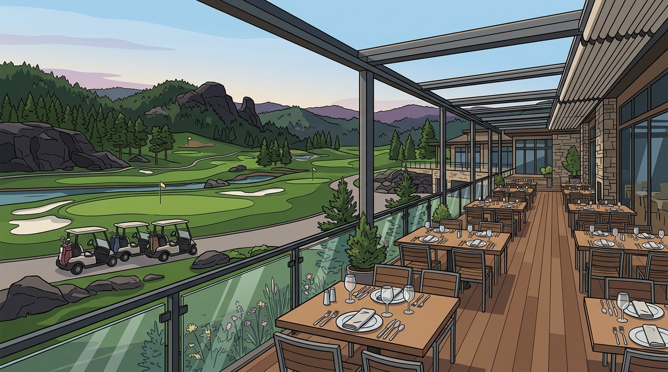 Golf Courses Near Rapid City With Sports Bars and Patios
