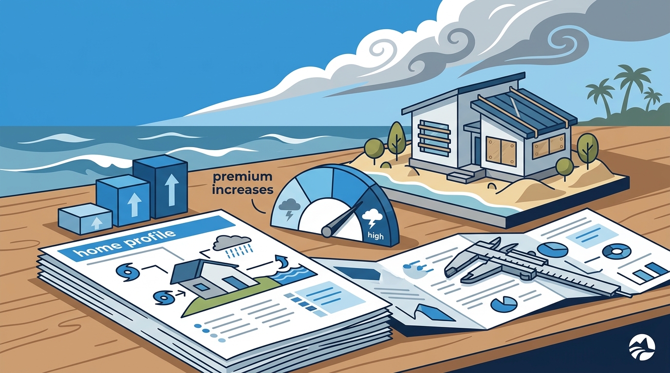 Windstorm Insurance Premium Factors in Coastal Zones