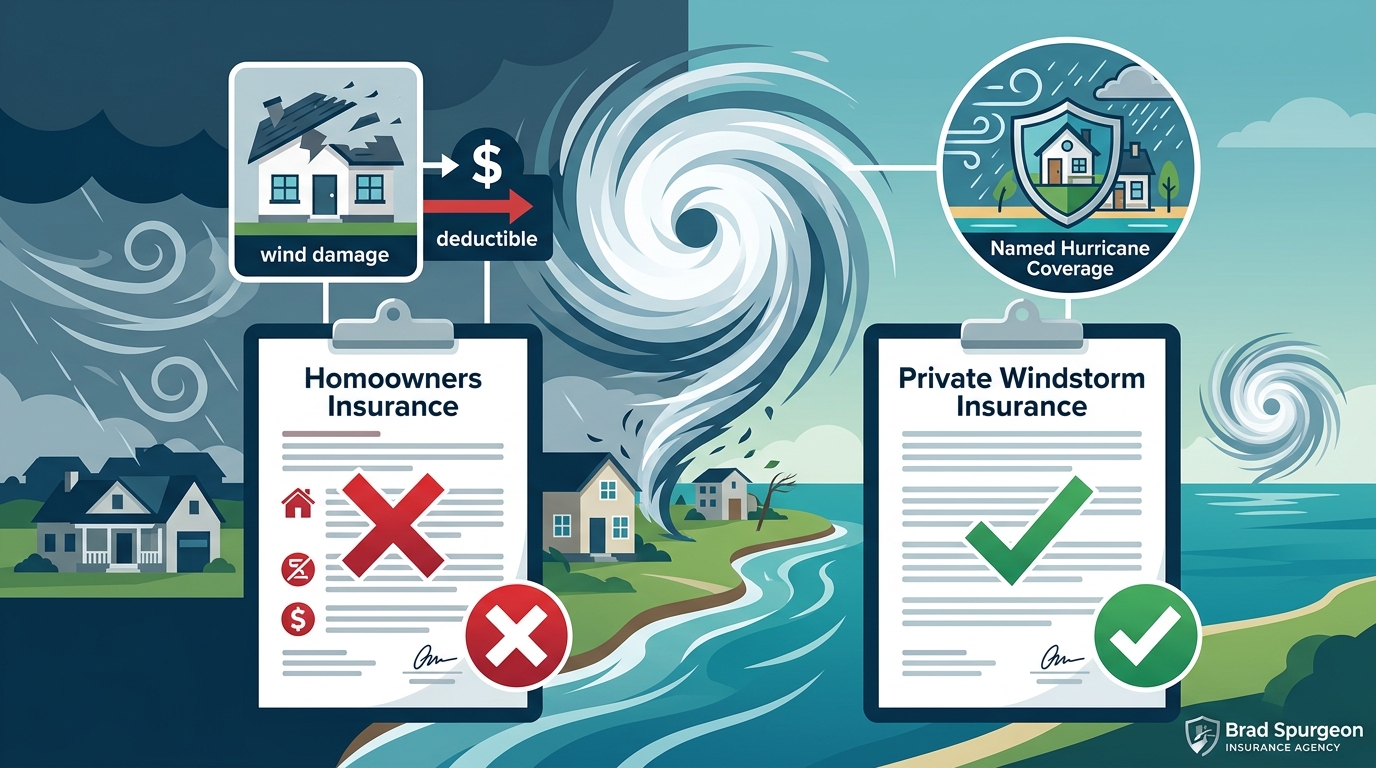 Does Private Windstorm Insurance Cover Named Hurricanes?