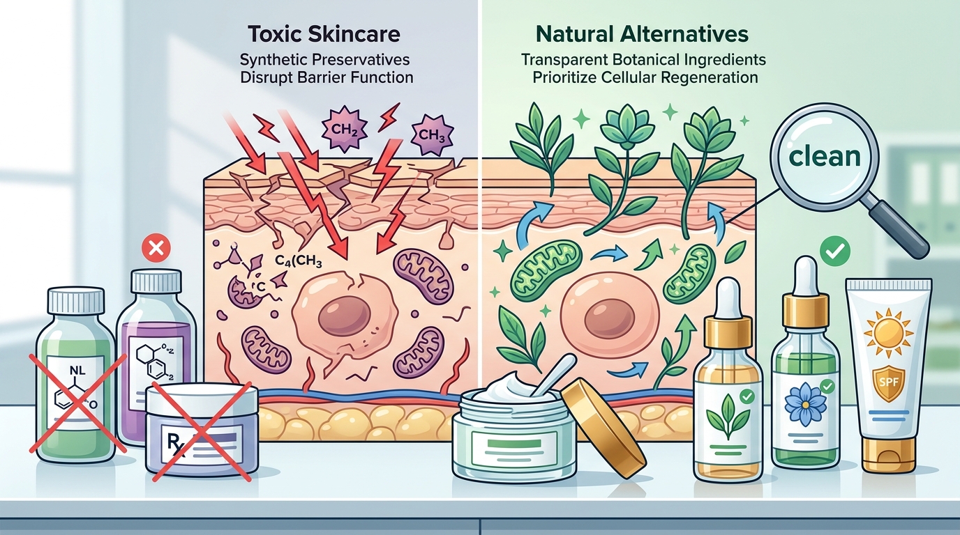 Natural Alternatives to Toxic Skincare for Cellular Health