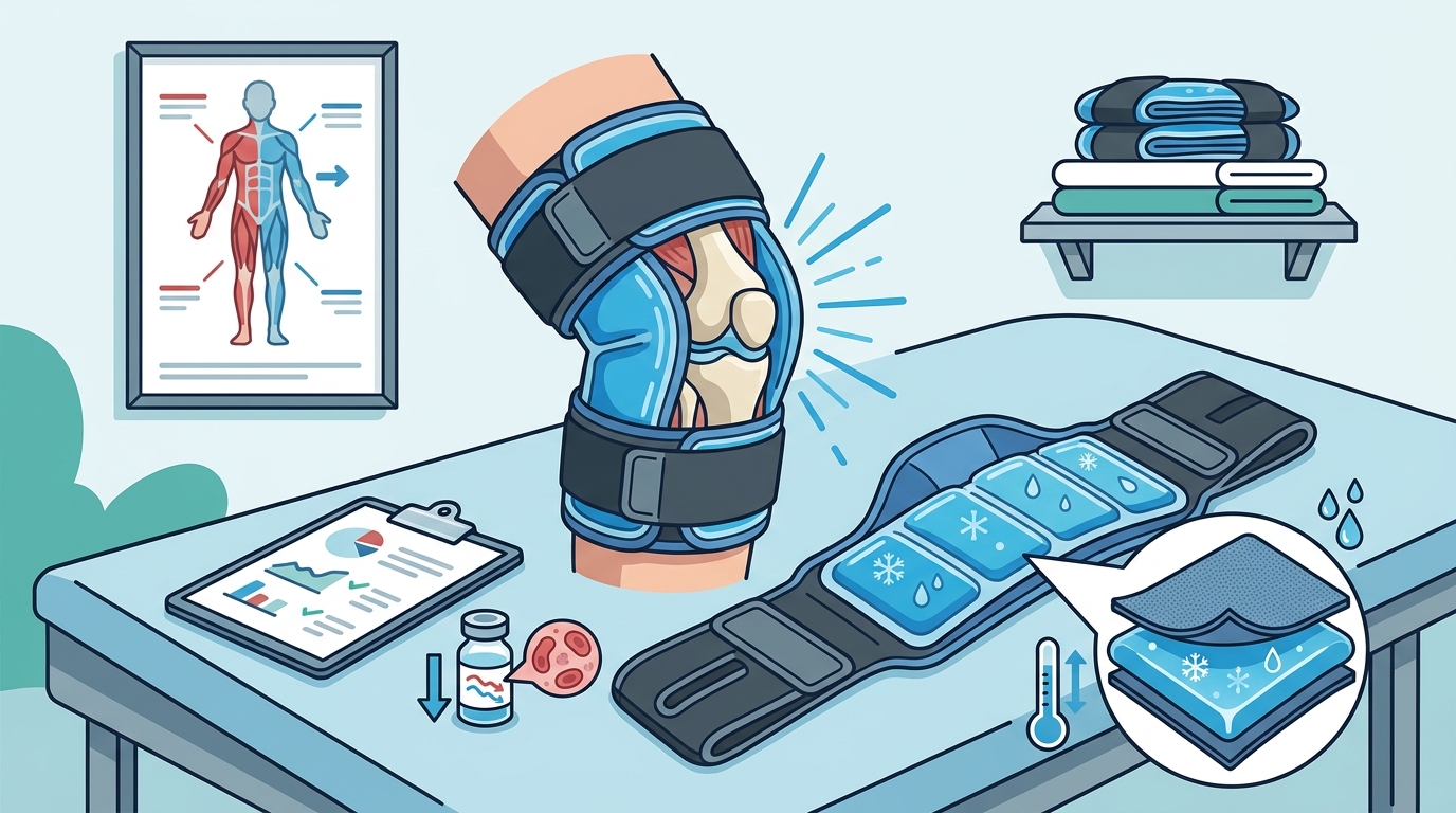 Benefits of Compression Ice Wraps for Injury Relief