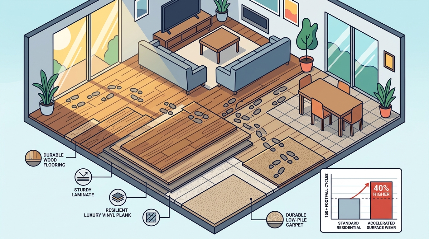 Best Flooring for High-Traffic Homes in Southern California
