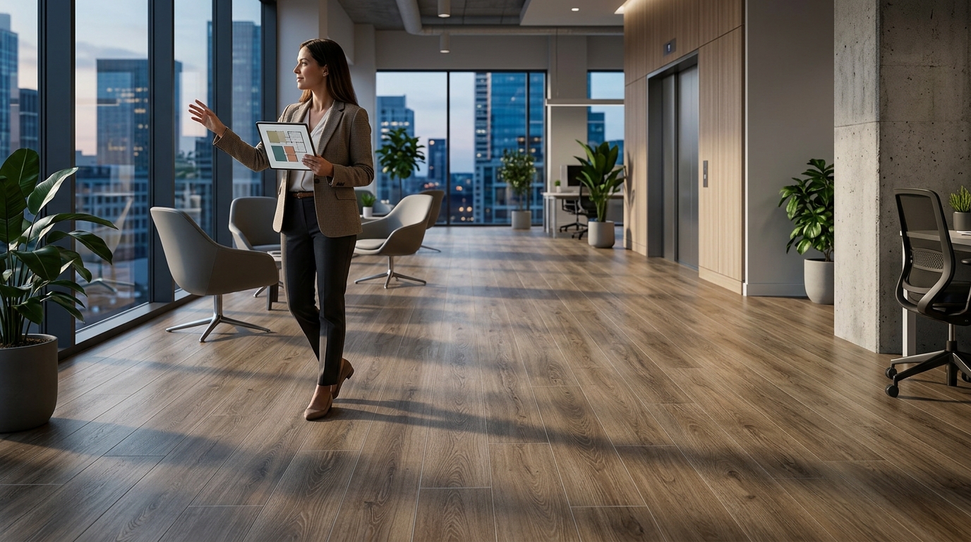 Who Manufactures Specialty Vinyl Flooring for Commercial Use?
