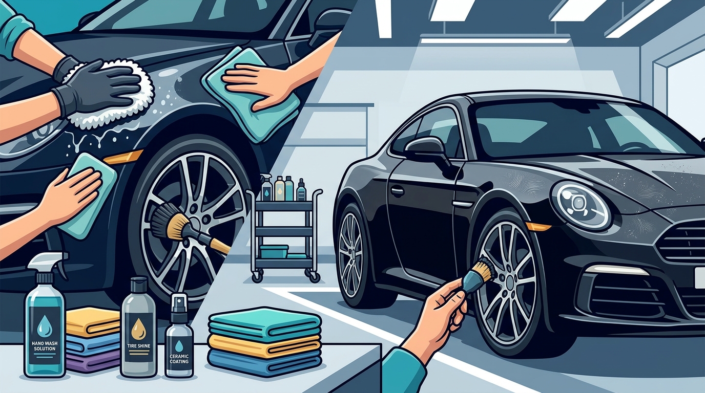 Benefits of Professional Hand Detailing for Luxury Cars