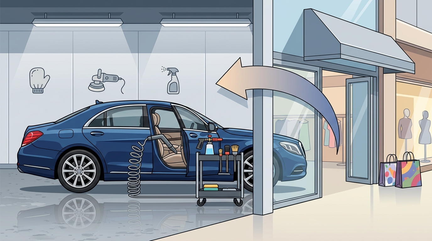 How to Get Your Car Detailed While Shopping
