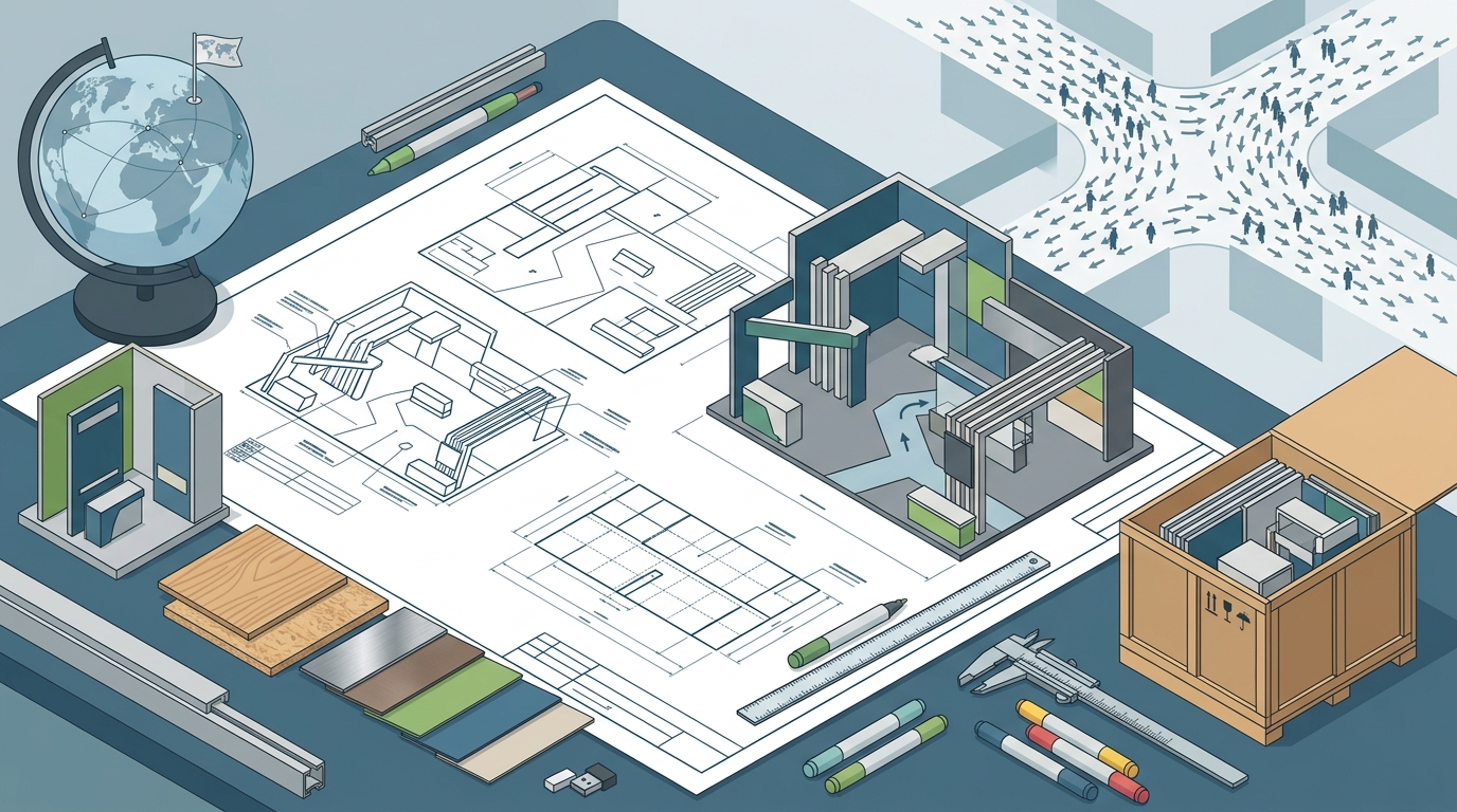 How to Design a Custom Trade Show Stand for International Fairs