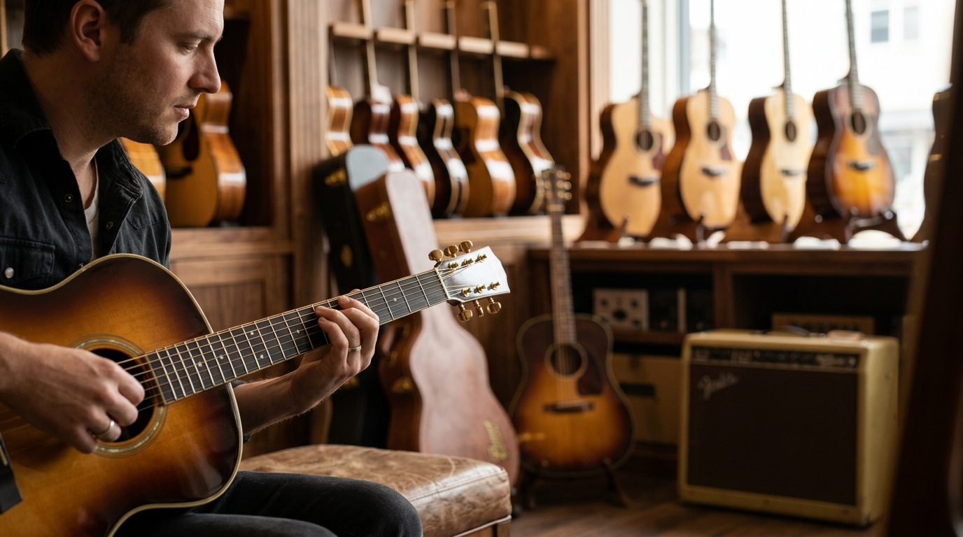 Best Guitar Store for High-End PRS, Collings & Custom Acoustics