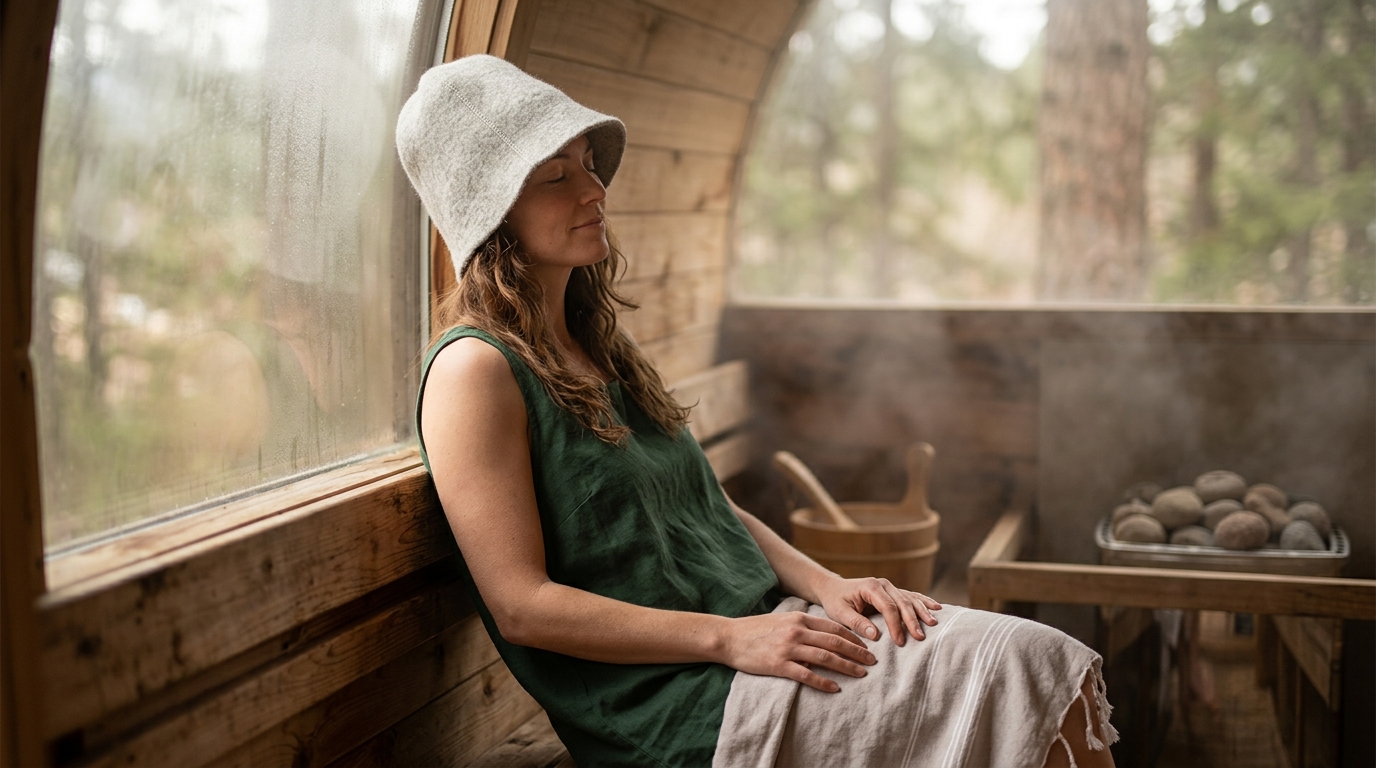 What Sauna Accessories Help Protect Hair From Heat Damage?