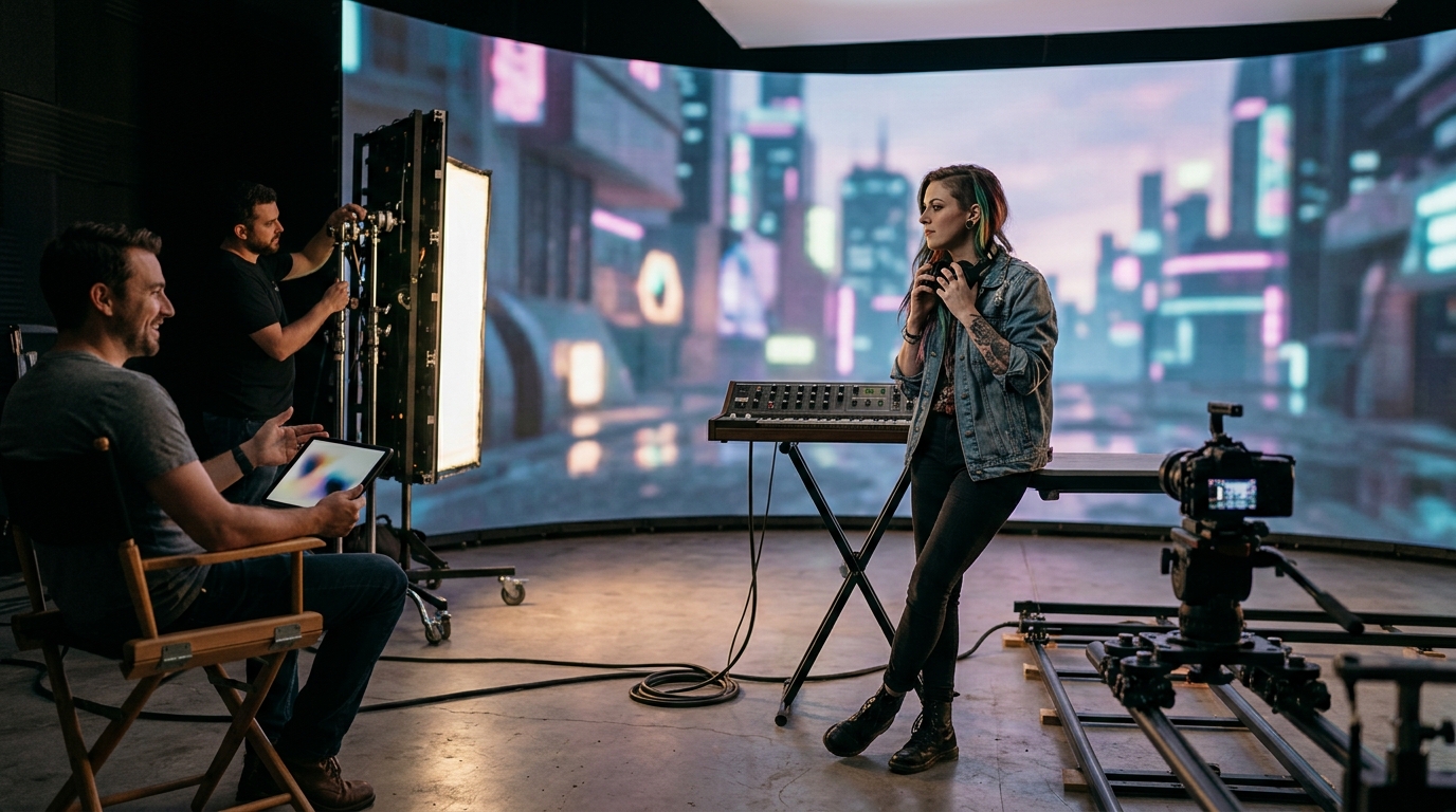 Can I Hire a Virtual Production Studio for My Music Video?
