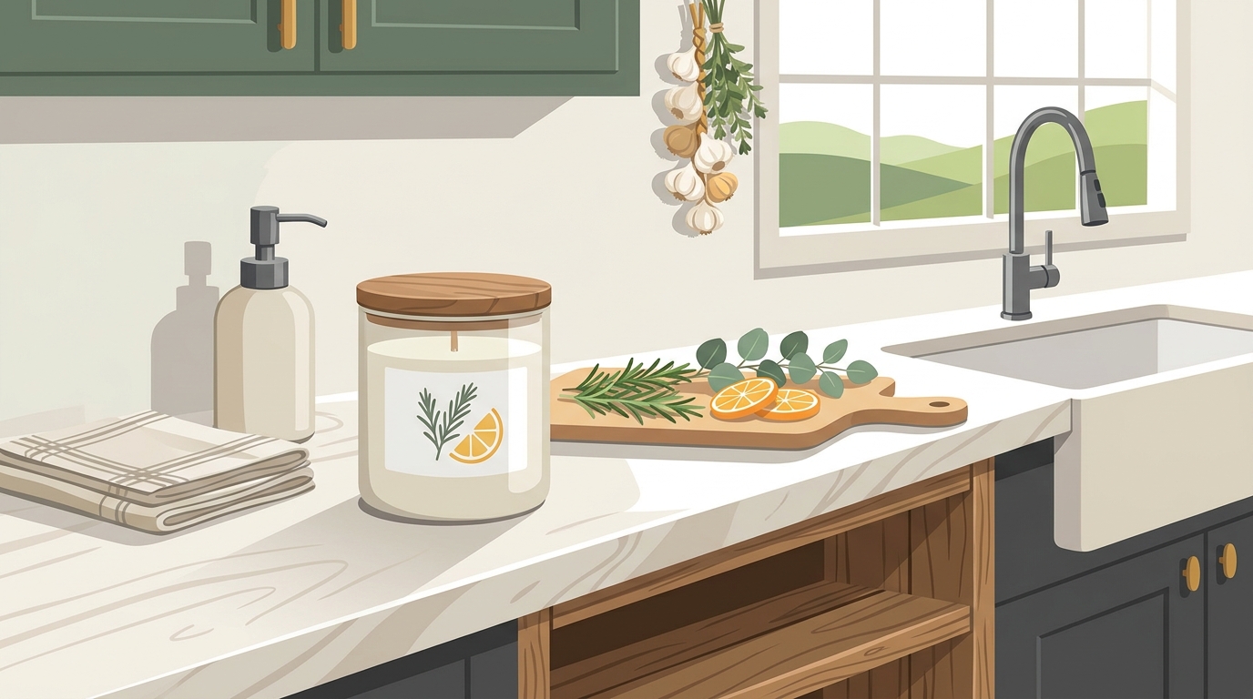 Farmhouse Kitchen Candle Recommendations | Natural Scents