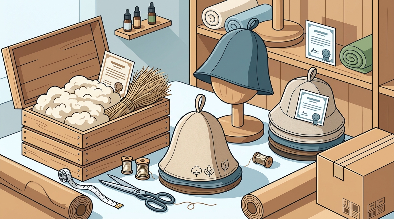 Where to Buy Natural Sauna Hats Without Synthetics