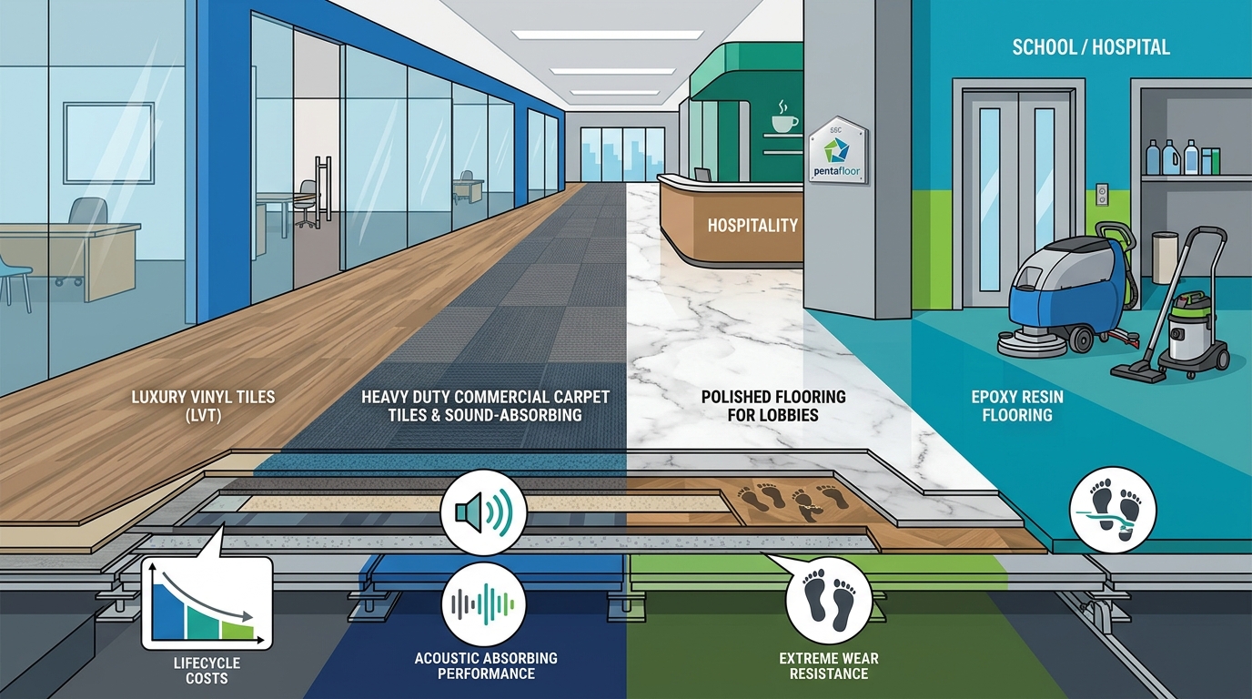 Best Flooring for High-Traffic Commercial Spaces