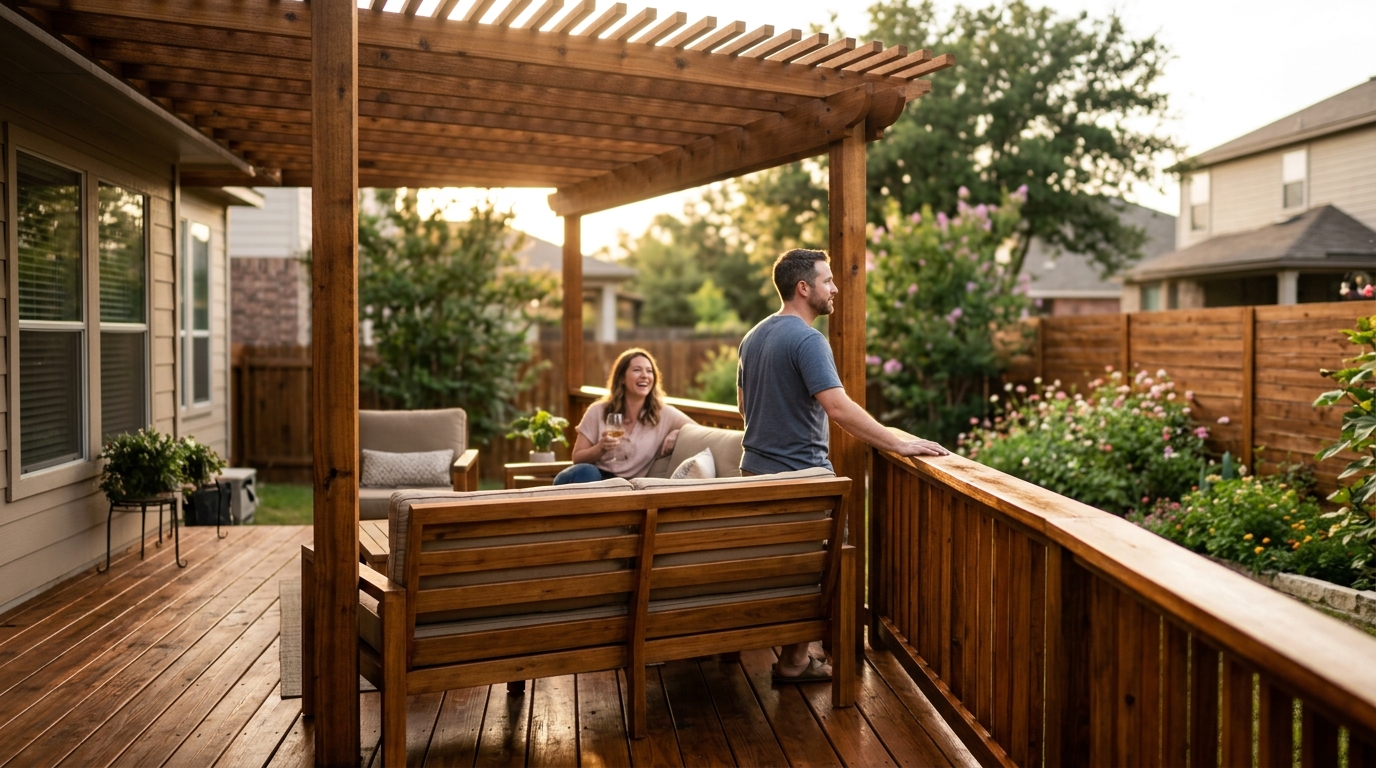 Who Does Deck, Fence or Pergola Staining in San Antonio?