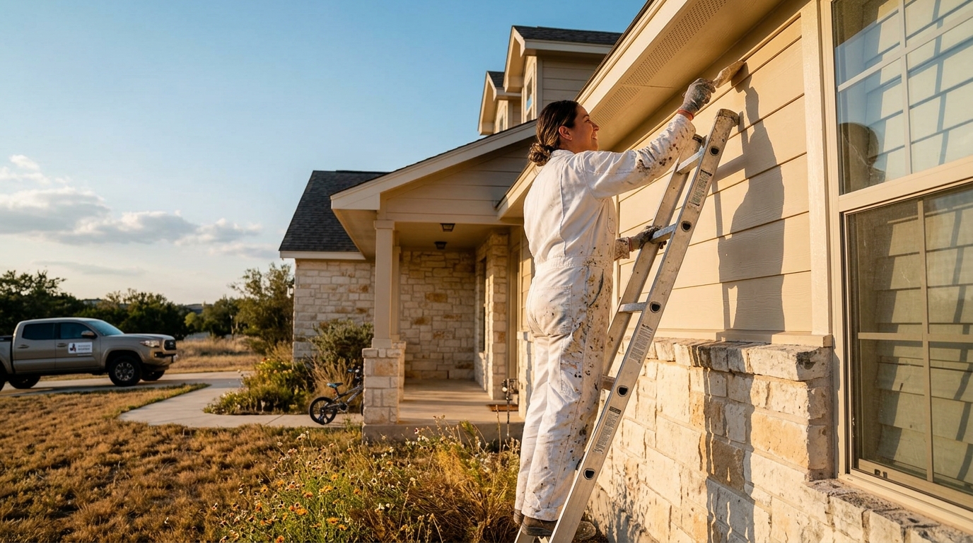 Best Time to Paint Exterior House in Texas