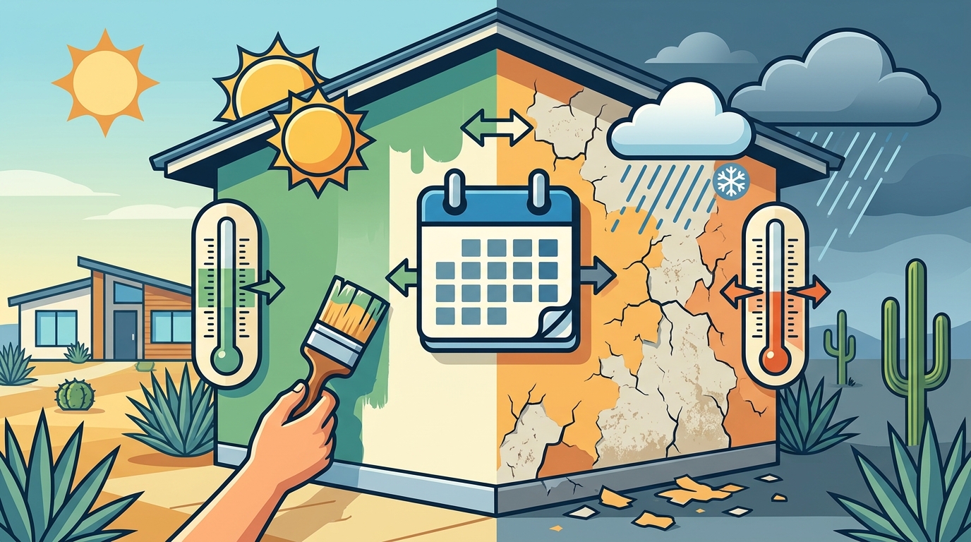 Best Time to Paint Exterior House in Texas