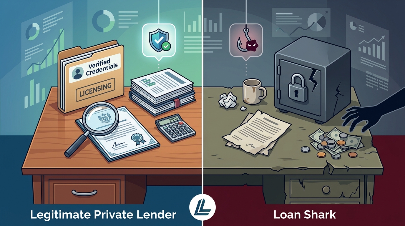 How to Identify a Legitimate Private Lender vs a Loan Shark