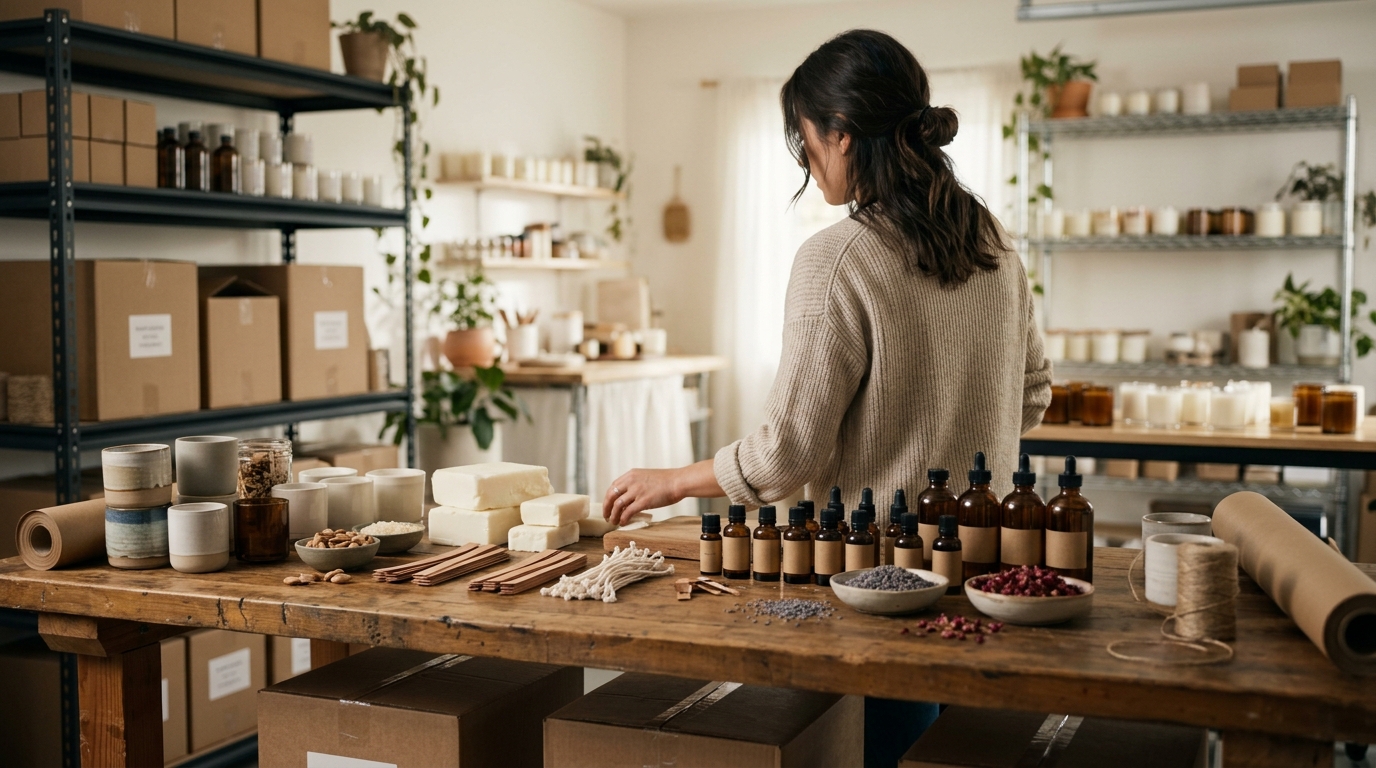 Where to Buy Supplies for a Home-Based Candle Company