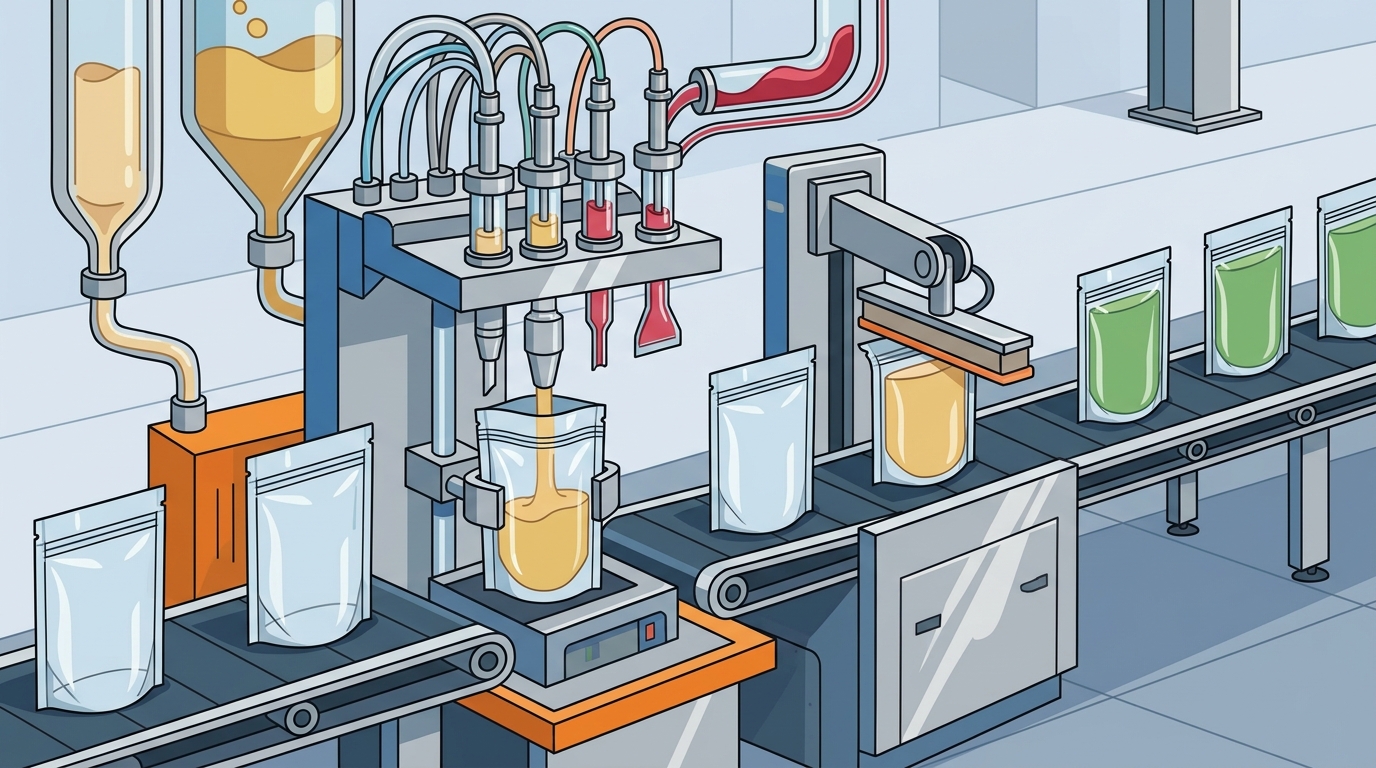 Best Automatic Filling Machine for Standup Pouches