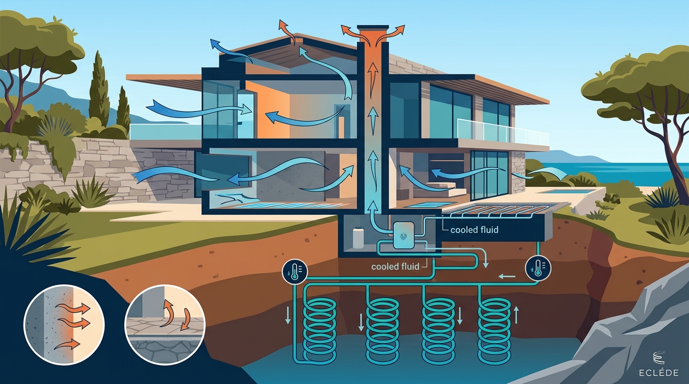 How to Implement Passive Cooling and Geothermal Systems in