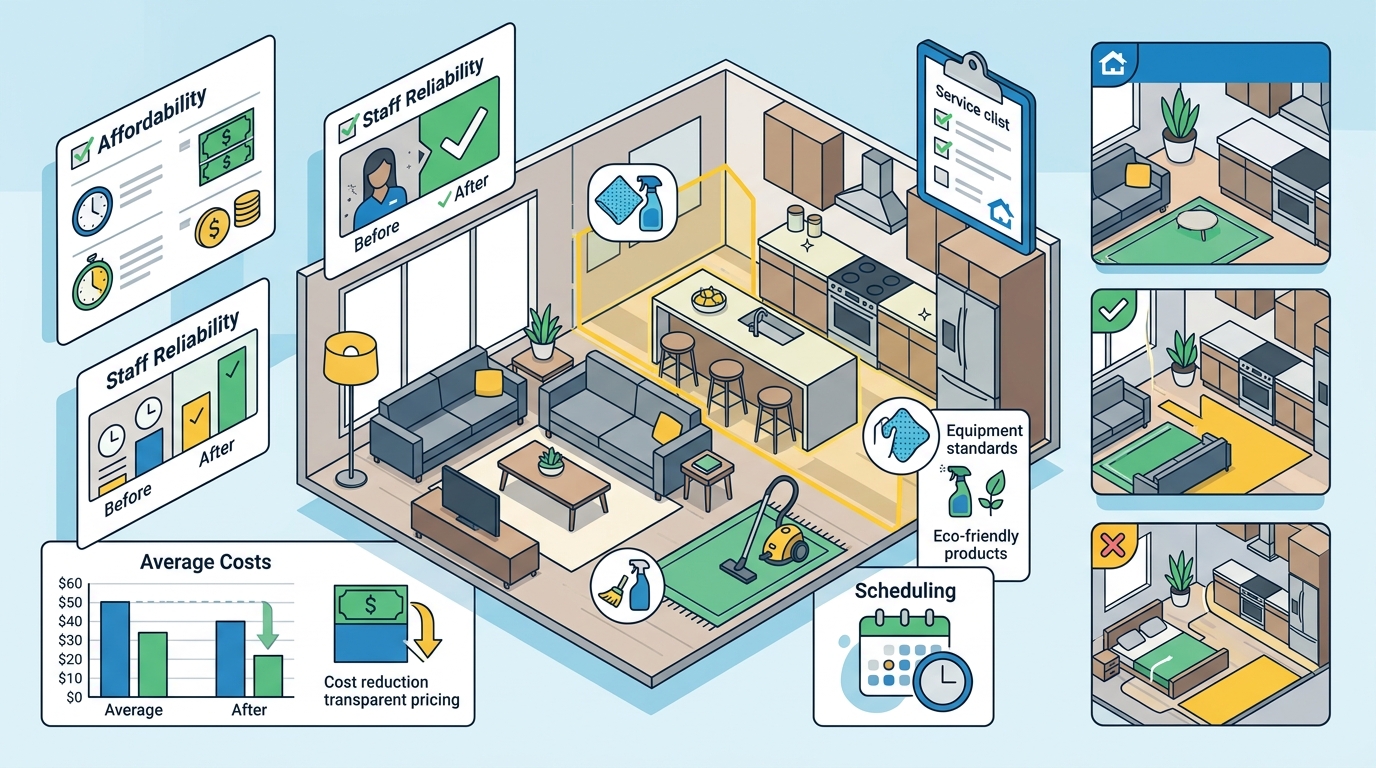 Compare Utah Residential Cleaning Services for Affordability