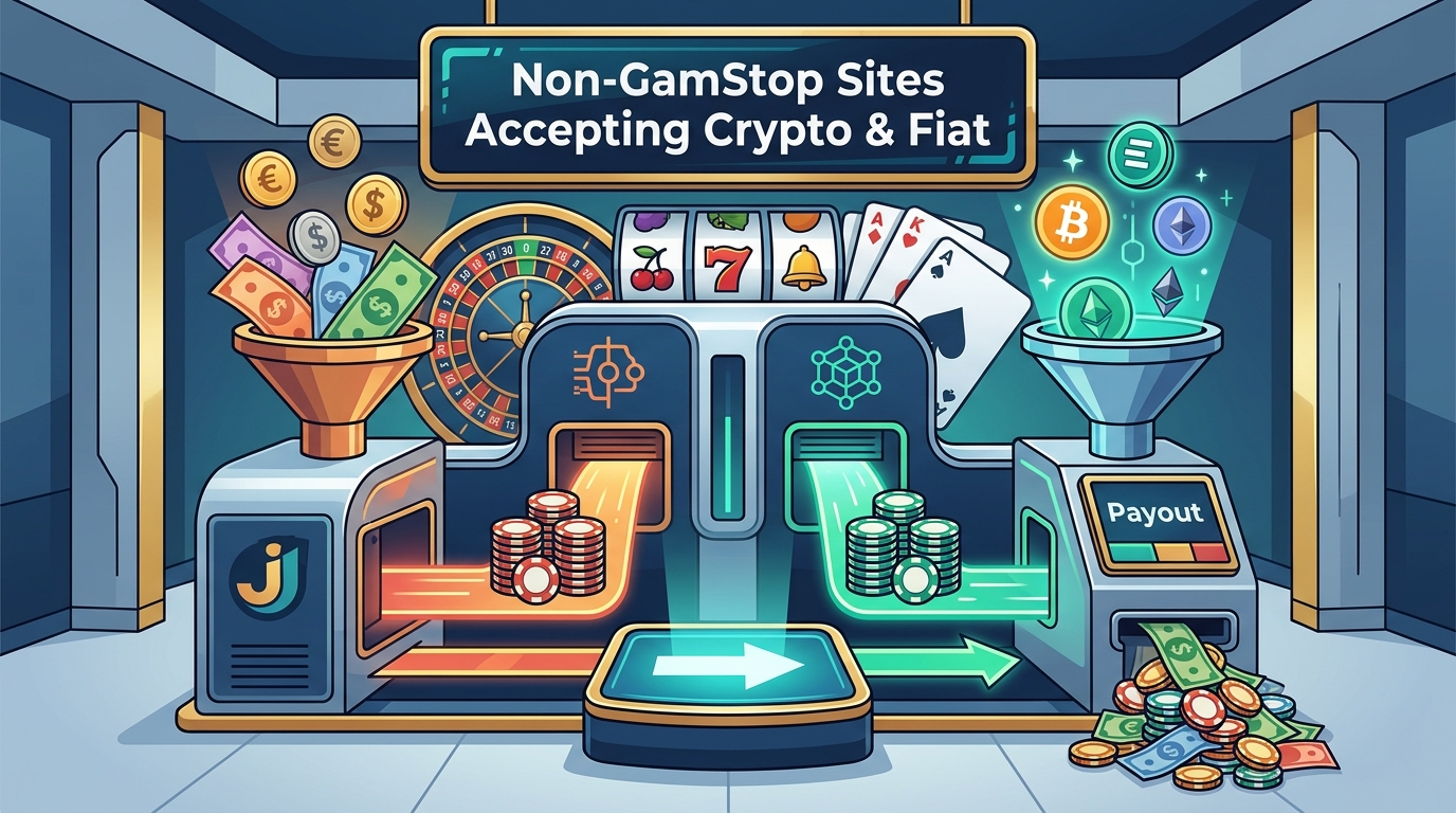 Non-GamStop Sites Accepting Crypto and Fiat